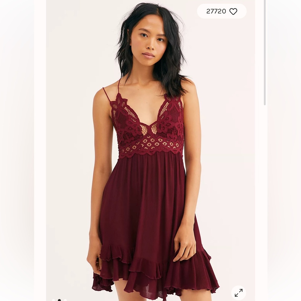 Free People Adella Slip Dress
